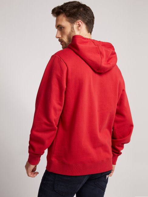Sweat à Capuche Logo Rouge Guess