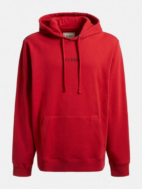 Sweat à Capuche Logo Rouge Guess