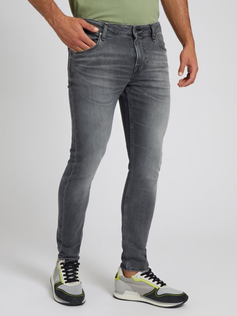 Pantalon En Jean Skinny Noir Guess