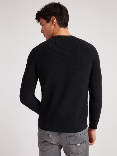 Pull Col Rond Noir Guess