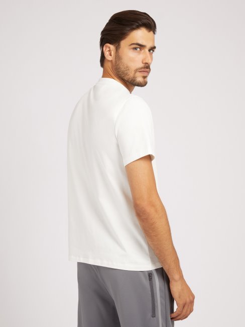 Tee Shirt Lgoo Devant Guess Blanc