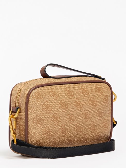 Sac Cosmétique Vezzola 4g Logo Beige Guess