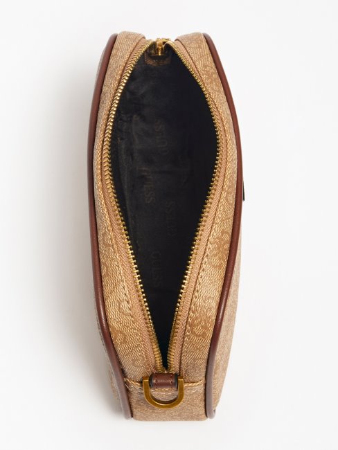 Sac Cosmétique Vezzola 4g Logo Beige Guess