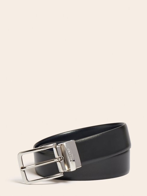Ceinture Marciano En Cuir Véritable Guess Noir
