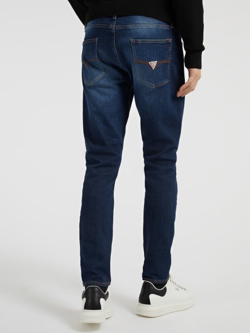 Guess Skinny Fit Denim Pantalon Nouveau Bleu