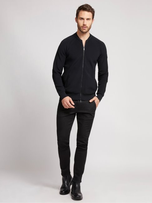 Gilet Zippé Guess Noir