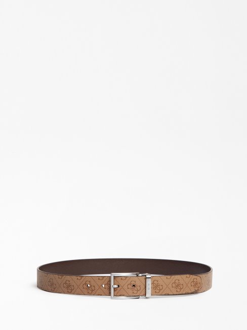 Ceinture Beige Logo Vezzola 4g Guess