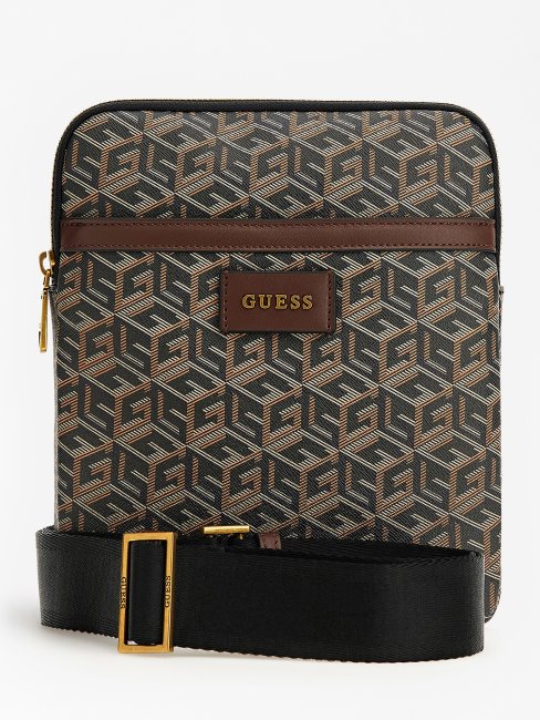 Sac Bandoulière Guess Ederlo G Cube Noir