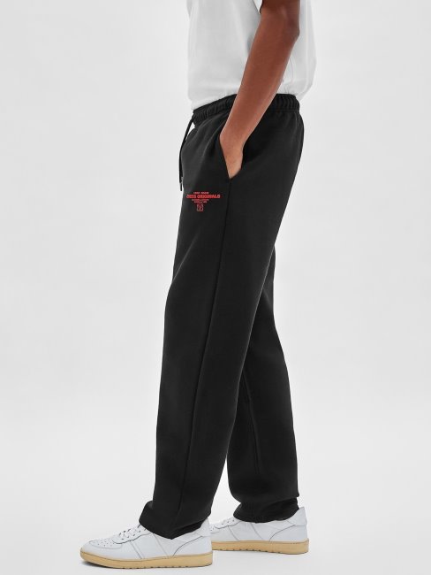 Guess Pantalon De Jogging Avec Logo Sur Le Devant Noir