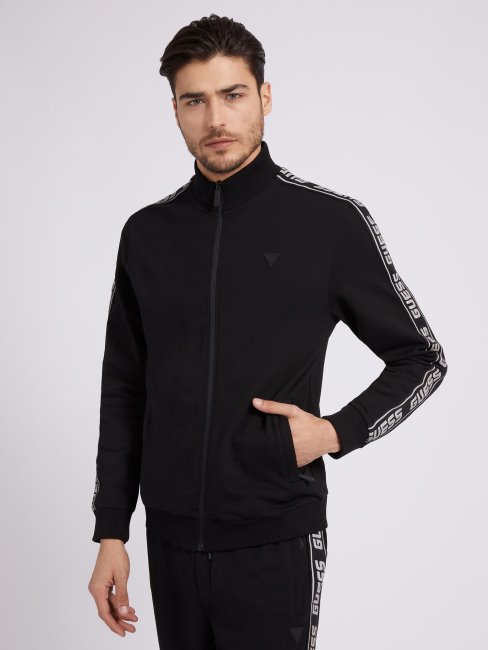 Sweat Entièrement Zippé Guess Noir