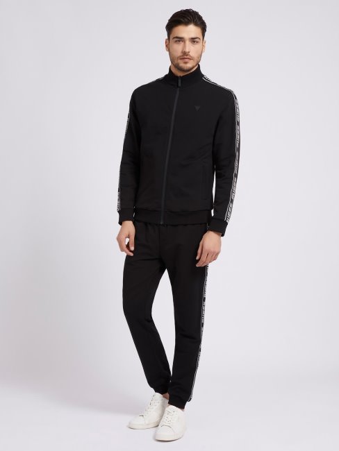 Sweat Entièrement Zippé Guess Noir