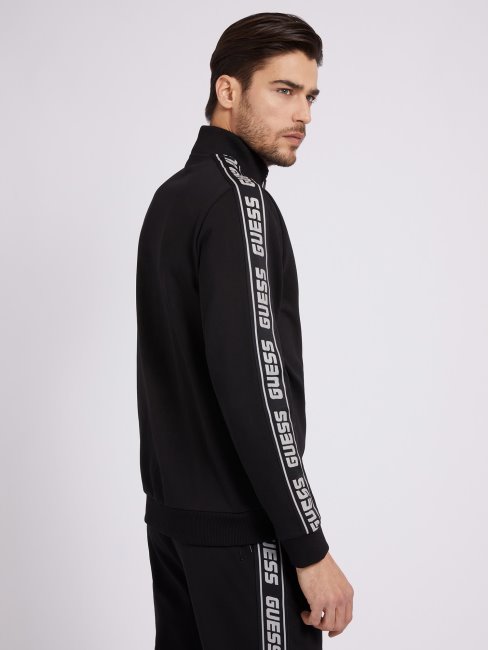 Sweat Entièrement Zippé Guess Noir