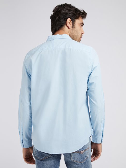 Chemise Bleu Clair Guess Coupe Classique