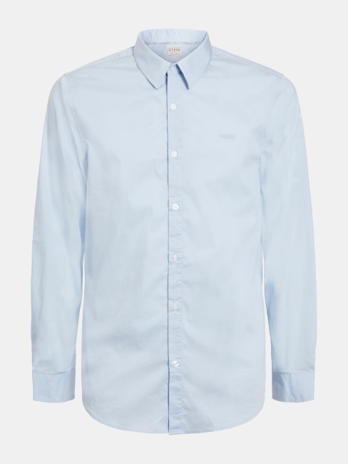 Chemise Bleu Clair Guess Coupe Classique
