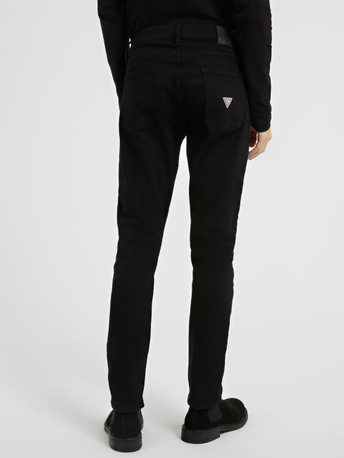 Pantalon En Jean Skinny Noir Guess