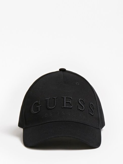 Casquette De Baseball Noire Logo Guess
