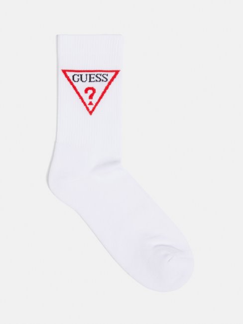 Chaussettes Logo Triangle Guess Blanc