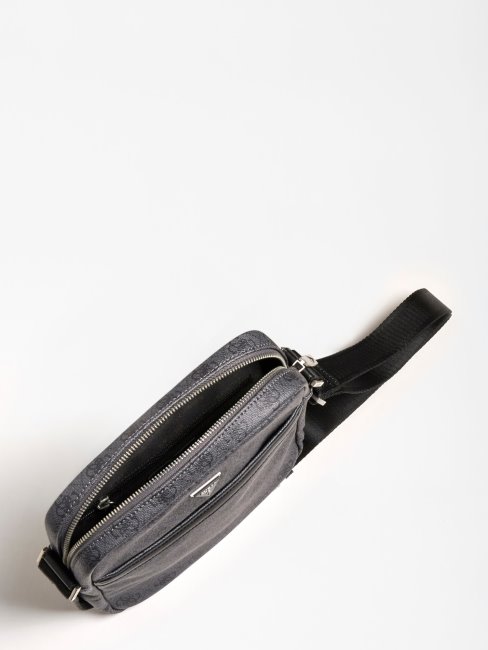 Sac à Bandoulière Vezzola Smart 4g Logo Noir Guess