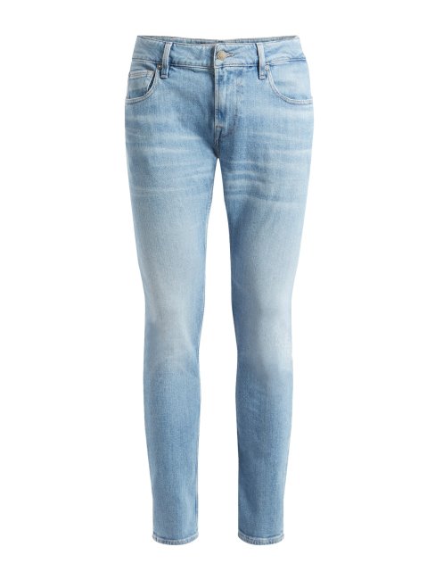 Pantalon En Jean Bleu Clair Guess Coupe Skinny