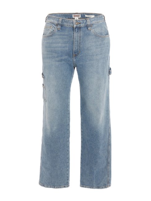 Pantalon Denim Menuisier Bleu Guess