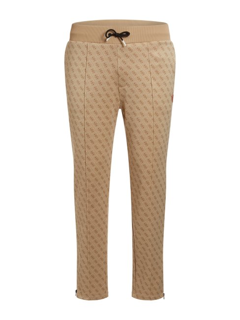Pantalon De Jogging Beige à Logo Sur L'ensemble Guess