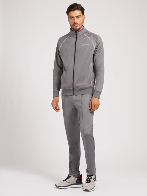 Guess Pantalon De Jogging Gris à Logo Sur Le Côté