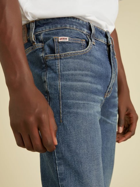 Pantalon En Jean Skinny Bleu Guess