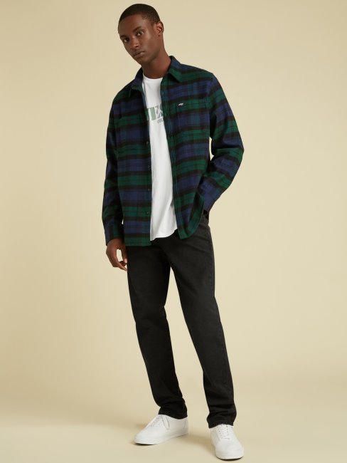 Pantalon En Jean Slim Noir Guess