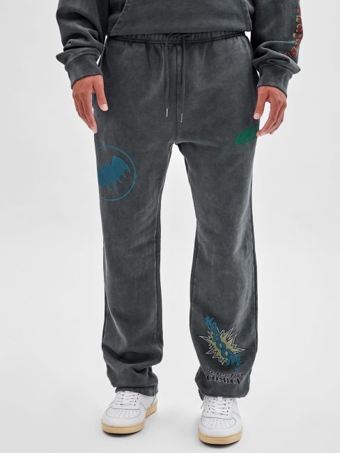 Guess Pantalon De Jogging Noir à Imprimé Multi Batman