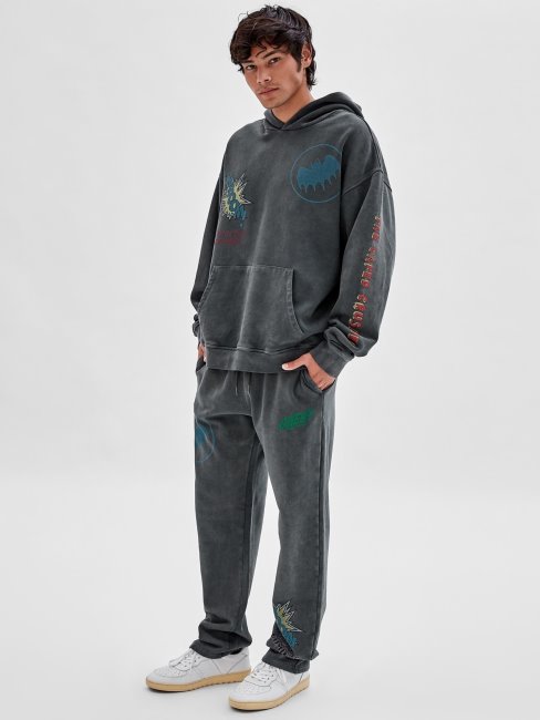 Guess Pantalon De Jogging Noir à Imprimé Multi Batman