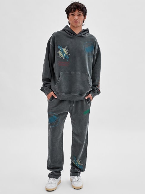 Guess Pantalon De Jogging Noir à Imprimé Multi Batman