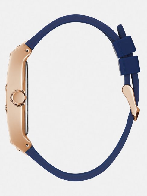 Montre Analogique Guess En Cuir Blanc