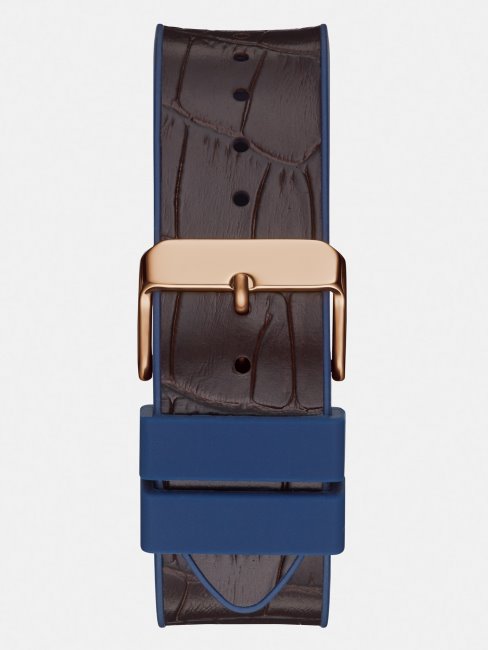 Montre Analogique Guess En Cuir Blanc