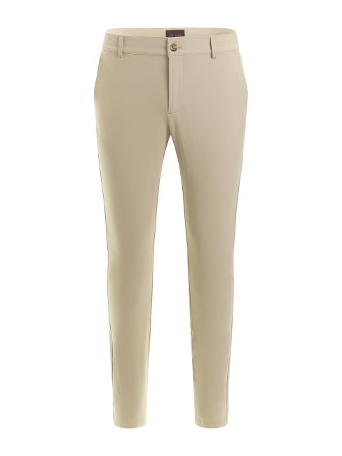 Pantalon Technique Coupe Regular Beige Guess