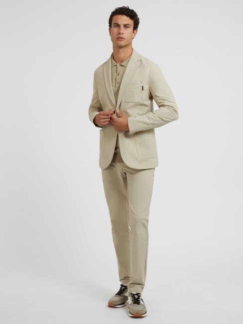 Blazer Technique Coupe Regular Guess Beige