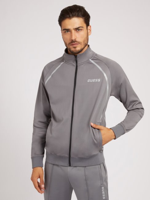 Sweat Gris Avec Logo Sur Le Devant