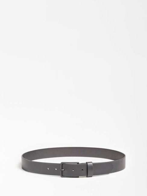 Ceinture Noire En Cuir Véritable De Luxe Guess