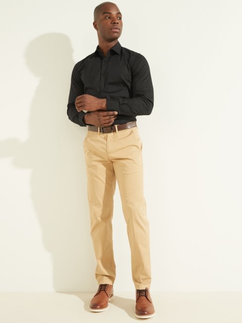 Chemise Regular Marciano Noire Guess