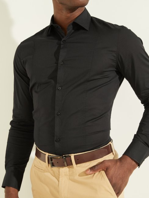 Chemise Regular Marciano Noire Guess