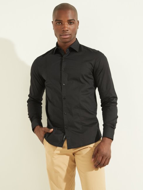 Chemise Regular Marciano Noire Guess