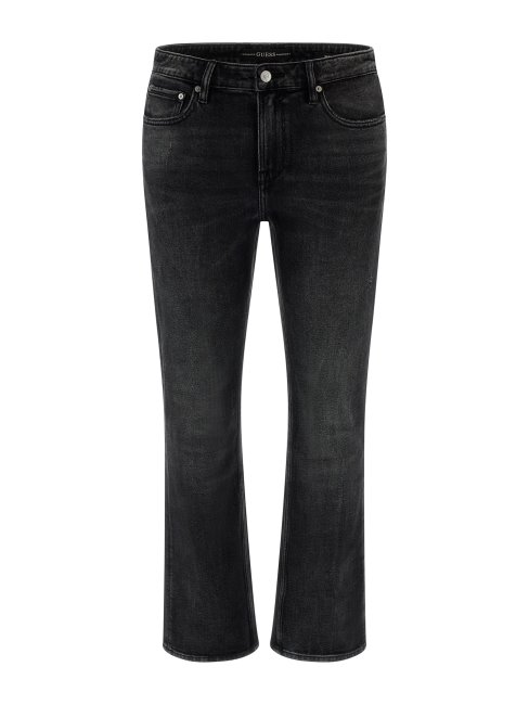Pantalon En Denim Noir Guess Coupe Slim Nouvelle Tendance