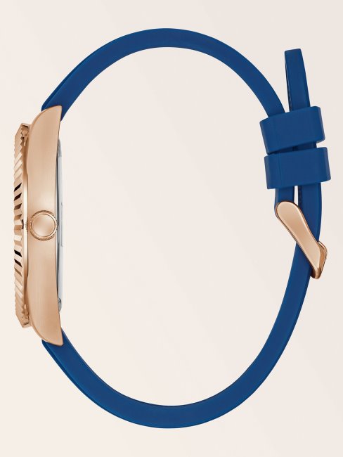 Montre Calendrier Acier Blanc Guess