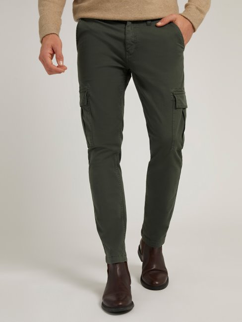Pantalon Cargo Coupe Slim Guess Vert