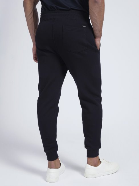 Guess Pantalon En Coton Noir