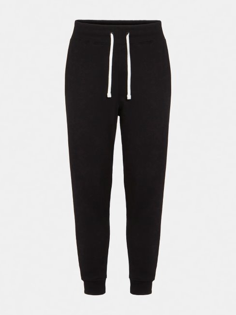 Guess Pantalon En Coton Noir