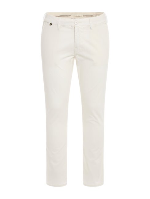 Guess Pantalon Chino Coupe Skinny Blanc