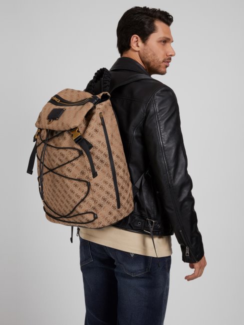 Sac à Dos Guess Salameda 4g Logo Marron