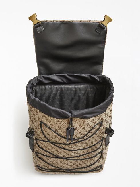 Sac à Dos Guess Salameda 4g Logo Marron