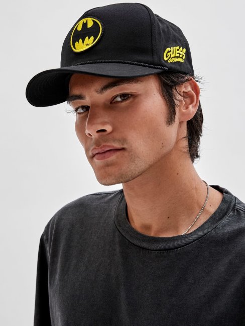 Casquette Baseball Patch Batman Devant Guess Noir