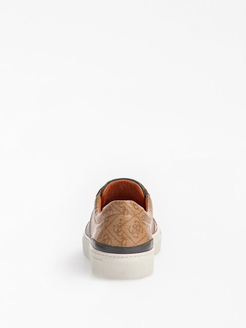 Guess Baskets Basses Logo Ravenna 4g Beiges